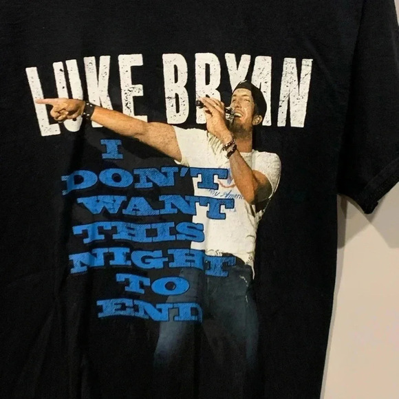 Luke Bryan Don’t  Want This To End Concert T-Shirt - Picture 3 of 5